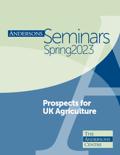 Andersons 2023 Seminar - Prospects for UK Agriculture product shot