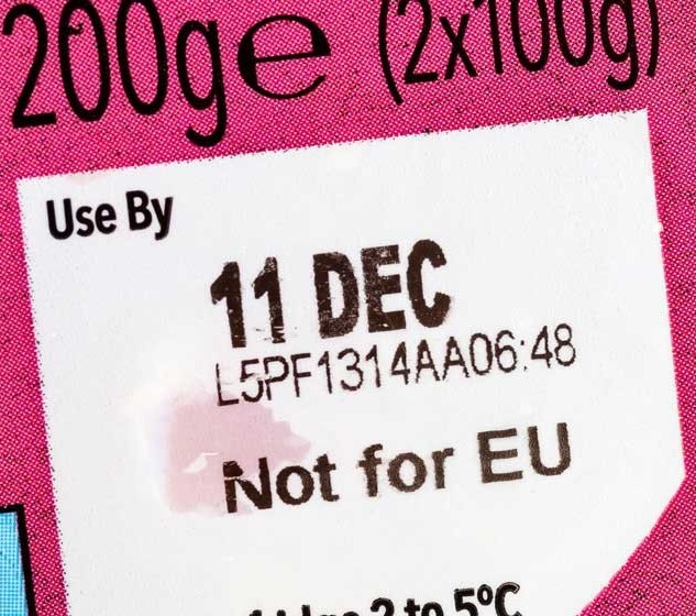 ‘Not for EU’ Labelling